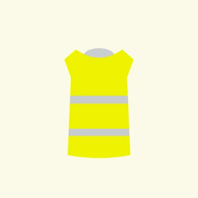 Hi-vis vest, visitors and crew